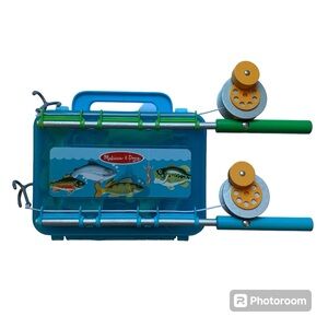 Melissa and Doug Fishing Play set tackle box